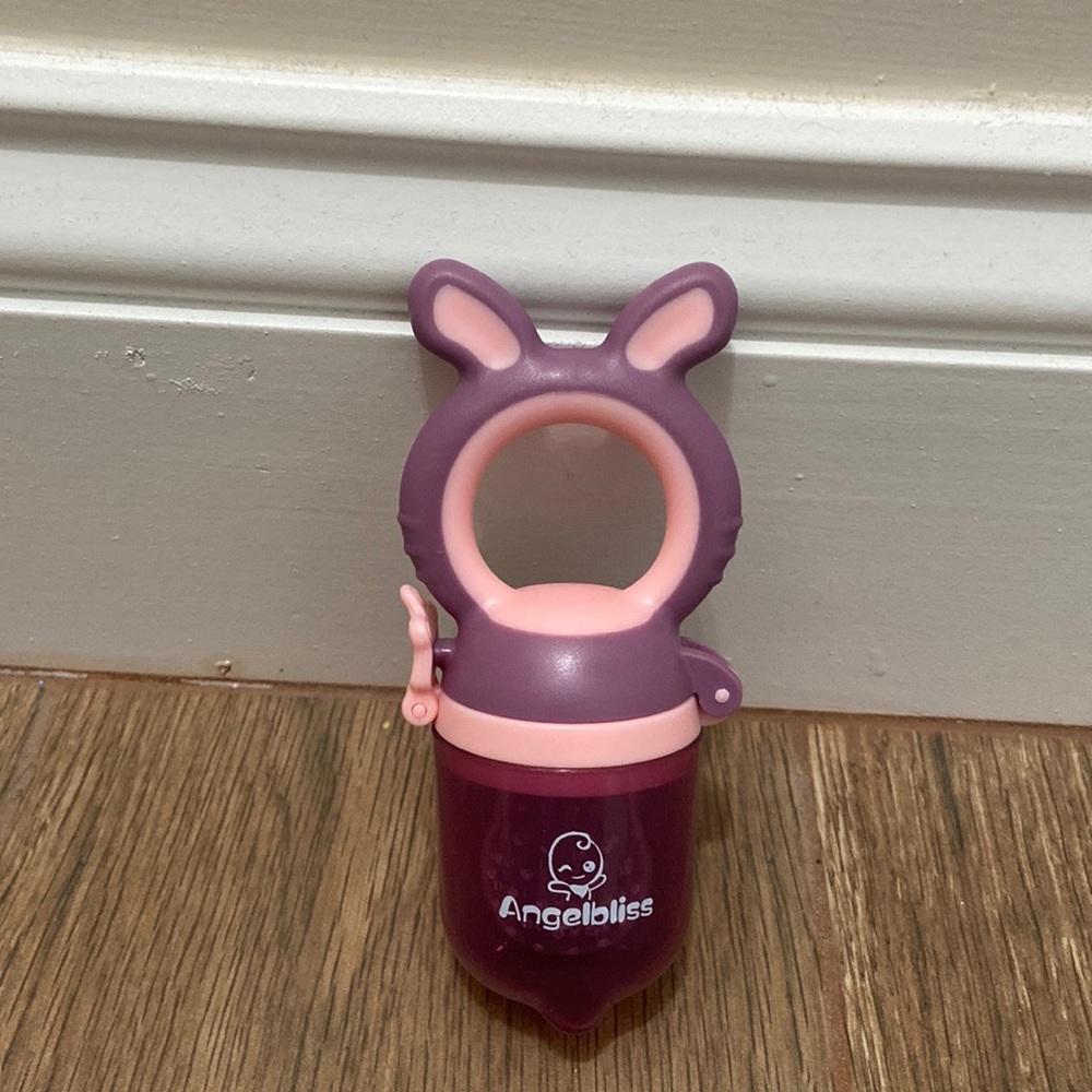 🧡 Angelbliss baby food/fruit nibbler, soft pacifier/feeder